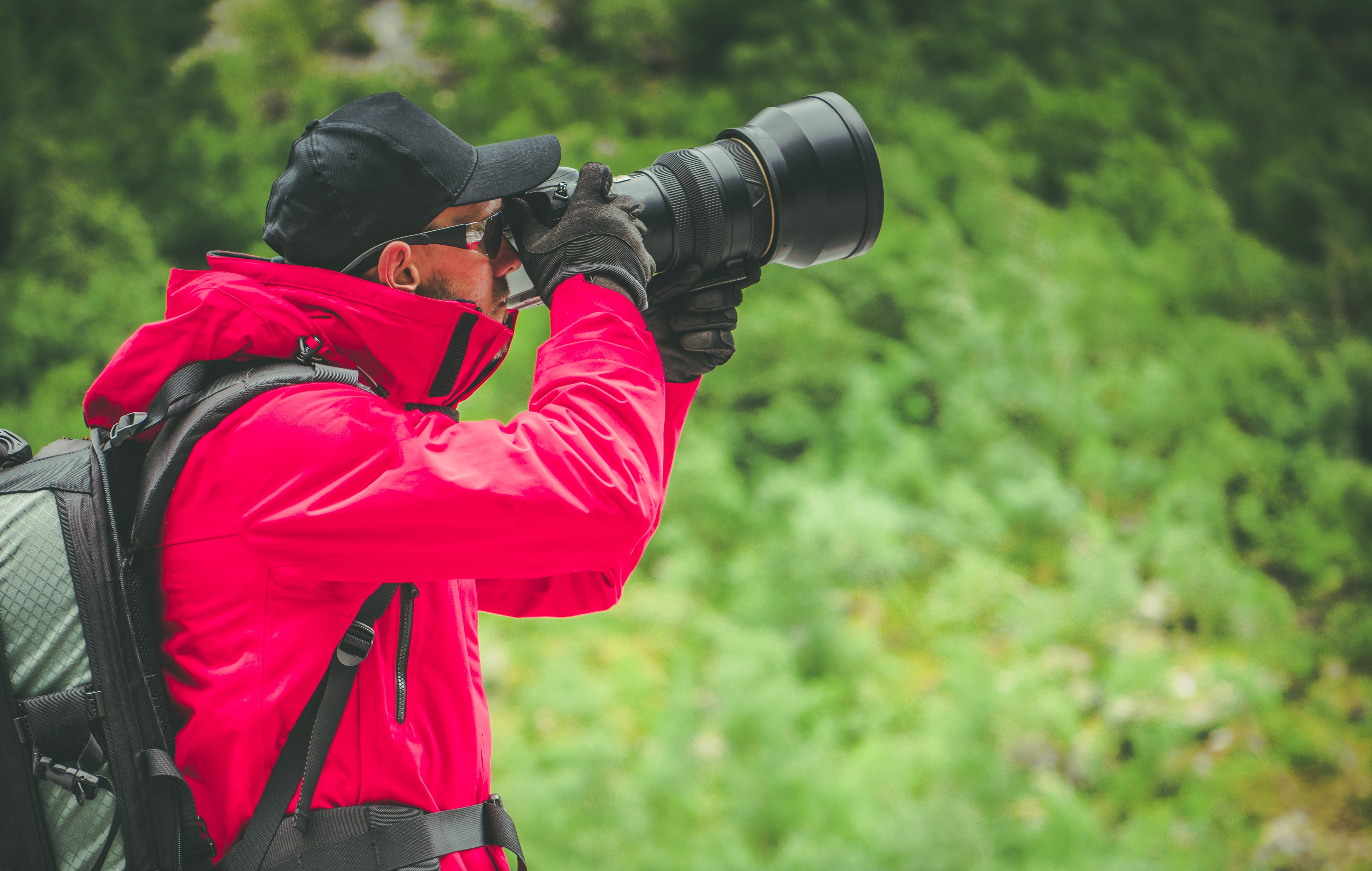 Person Holding A Camera