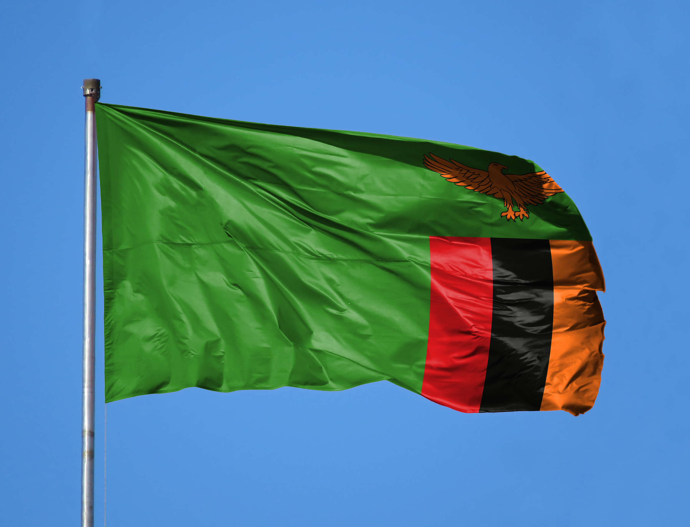 The Zambian Flag 